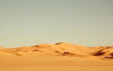 Landscape desert dunes nature minimalism Custom Gaming Mat Desk picture