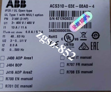 1Pcs ACS310-03E-08A0-4 ABB INVERTER Brand New Fast Shipping FedEx or DHL picture