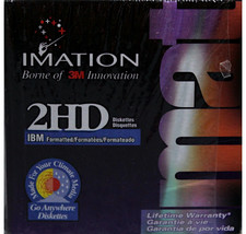 Imation Floppy Diskettes Mac 2HD 1.4 MB Floppy Disks Pack of 8 - OPEN BOX picture