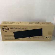 Dell Series Black C3760n/C3760dn/C3765dnf Toner Cartridges Printer Ink open box picture