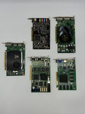 Lot of 5 pcs – PC Parts – Graphic Card Nvidia, Sound Card, TV Tuner Card & etc. picture