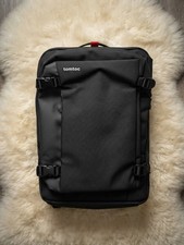 tomtoc PB0Y Black Polyester Laptop Backpack, Padded, Fits 15 in, Universal picture