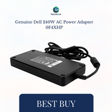 Genuine Dell 240W AC Power Adapter 0F4XHP picture