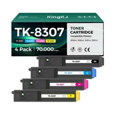 TK-8307 TK8307 Toner Cartridge 4-Pack High Capacity Replacement for TK-8307K ... picture