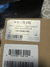 Black Box VX-HDB-RX HDMI Extender Receiver – 4K, PoC, IR, RS232 over CATx picture