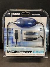 M-Audio MidiSport Uno 1-In/1-Out Cable USB MIDI Interface Mac PC BRAND NEW picture