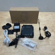 Linovision IOT-R32L Black LTE 48V DC 2 LAN Port Industrial Cellular Router Used picture