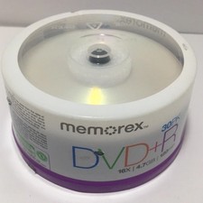 Memorex DVD+R 16x 4.7GB 120 Min Video 30-pack Spindle Computer Home Recorder picture