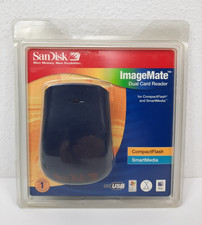 New SanDisk ImageMate Dual Card Reader SDDR-75-07 CompactFlash SmartMedia picture