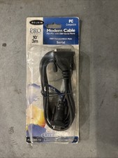 Belkin 10ft DB9pin Female~DB25 Male Straight Through RS232 Serial/Modem Cable picture
