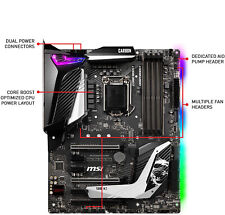 100% Test Work FOR MSI MPG Z390 Gaming PRO Carbon DDR4 128GB Gaming Motherboard picture