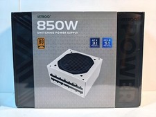 Vetroo 850W Power Supply PCIe 5.1 ATX 3.1 Ready 80+ Gold Full Modular PSU WHITE picture