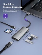 VAVA 7in1 USB C Hub Adapter 100W Power Delivery Charging Port HDMI MacBook Pro picture
