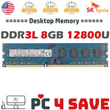 SK Hynix 8GB DDR3L 1600 PC3L-12800U NON-ECC UDIMM 2RX8 Desktop Memory 1.35V 240P picture