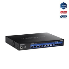 TRENDnet TEG7124WS 12-Port 10G Web Smart Switch 8x10G RJ-45 picture