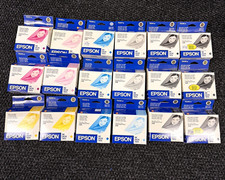 18 Genuine Epson T034 OEM Ink Cartridges – Stylus Photo 2200 – New Sealed picture