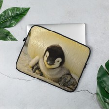 Cute Baby Penguin Laptop Sleeve Cover Case Nature Wildlife picture