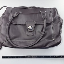 SAMSONITE BLACK FAUX LEATHER Travel bag, tote, Computer Case. Brown picture