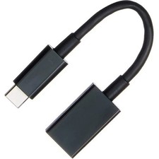4xem 4XUSBCUSB3AFB USBC MALE TO USB3 FEMALE ADAPTER CHARGE AND DATA BLACK picture