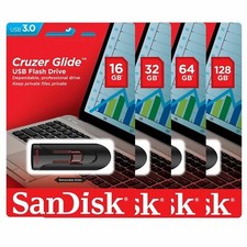 SanDisk Cruzer Glide 16GB 32GB 64GB 128GB 256GB Flash Drive Memory Stick 3.0 Lot picture