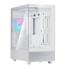 Silverstone LD04-W-ARGB Lucid 04 270° View Micro-ATX CASE (WHITE) picture
