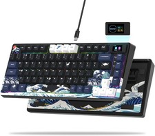 Womier S-K80 75% Keyboard with Color Multimedia Display Mechanical Gaming picture