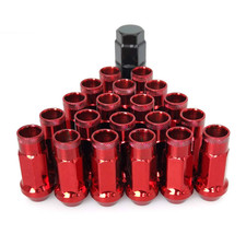 Lug Nuts M12X1.25 Open End Wheel Nuts,Taper Acorn Seat, Forged Locknut Racing Nu picture