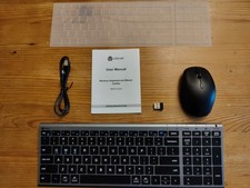 iClever Wireless Bluetooth Multi-Device Keyboard and Mouse Combo picture