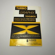 Borland Turbo Graphix Toolbox Print Ad Original picture
