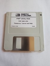 Smith Corona DataDisk Tutorial Help PWP 3800 UTILITY Disk U.S. English S61838 picture