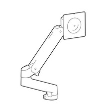 Ergotron 98734290 LX Pro Monitor Arm Expansion Kit - White picture