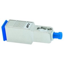 7dB SC UPC Connector Fiber Optic Optical Single Mode Attenuator Metal Blue picture