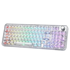 YUNZII X98 QMK/VIA Wireless Mechanical Gaming Keyboard with Knob,Tri-Mode BT5... picture