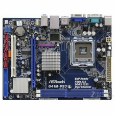 for ASROCK G41M-VS3 DDR3 LGA 775 G41 Motherboard IDE COM M-ATX Intel picture