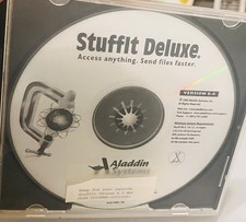 StuffIt Deluxe 8.0 Mac OS X CD Aladdin Systems Compression Utility picture