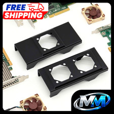 Universal Half Height PCIE Card Noctua 40mm Fan Mount Cooling Shroud Cooler picture