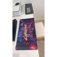 Cyberpunk Neon City Large Gaming Mouse Pad 23.6