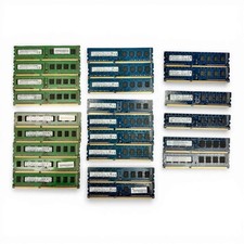 Lot of 24 Mixed Hynix, Samsung, Micron, Kingston, Nanya 4GB PC3-12800U RAM picture