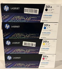 HP 201A LaserJet Toner Cartridges - Cyan, Magenta, Yellow, Black Set of 4 picture