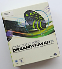 NOS Education Version MACROMEDIA DREAMWEAVER 3 Macintosh WEB Design WINDOWS Mac picture