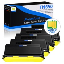4PK Hi-Yield TN650 Black Toner for Brother TN-650 HL-5340D HL-5350DN HL-5350DNLT picture