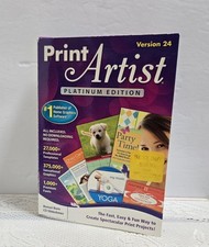 Print Artist Platinum Edition Version 24 - Windows XP Vista or 7 NEW picture