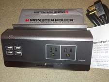 NEW Monster Power Home Charging Station W/ 4 USB Ports & 2 Outlets & 6ft Cord picture