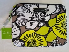Vera Bradley Citron Neoprene Tablet eReader Sleeve 10x8 Padded Zipper N30 picture