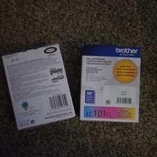Brother Ink Cartridges LC101CL 3 Color Ink Cartridges set of 2 expires 2027.06 picture