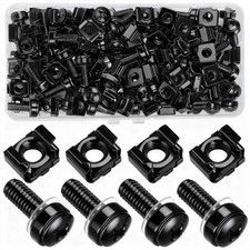 30 PCS M6 x 20mm Rack Mount Cage Nuts Screws Washers For Server Cabinet picture