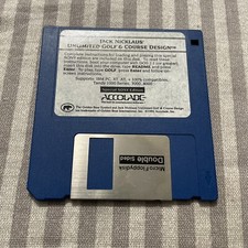 Jack Nicklaus Unlimited Golf & Course Design Accolade 1991 Floppy Disk 3.5 picture