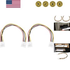 2 Pcs 20cm Floppy Disk Drive Power Cable 4-Pin to 4-Pin Power Cable Adapter f... picture