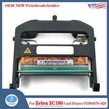OEM NEW Printhead+holder For Zebra ZC100 Card Printer P1094879-020 picture