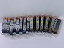 Genuine Canon OEM 220/221 Ink Cartridges PGI-220 CLI-221 PGBK Yellow HUGE LOT picture